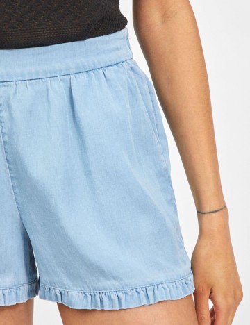 Pantaloni scurti Vila, bleu, 38