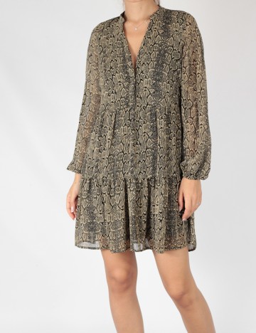 Rochie scurta Object, maro, 40