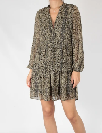 Rochie scurta Object, maro, 40 Maro