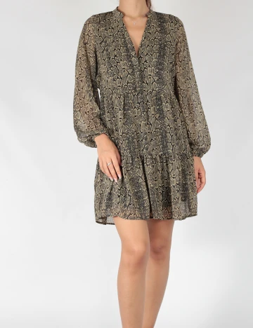 Rochie scurta Object, maro, 40 Maro