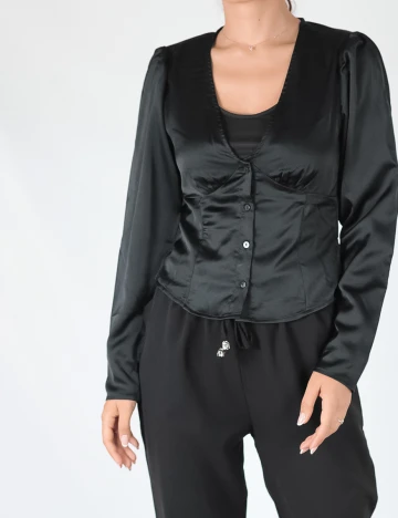 Bluza Vila, negru, 34 Negru