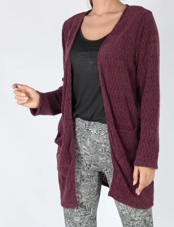 Cardigan Vila, mov, S