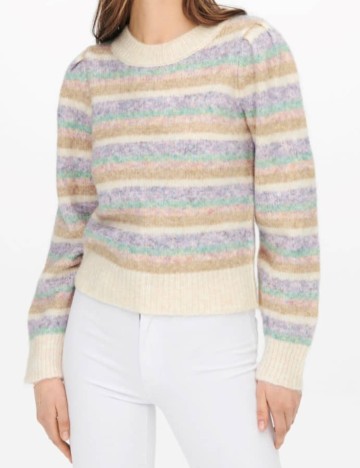 Pulover Jacqueline de Yong, mix culori, M