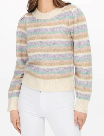 Pulover Jacqueline de Yong, mix culori, M
