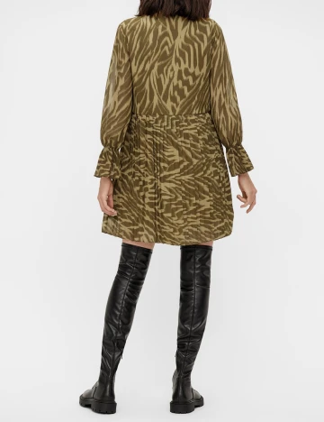 Rochie scurta Object, kaki, 36 Verde