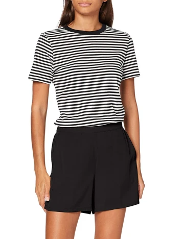 Pantaloni scurti Vila, negru, 40 Negru