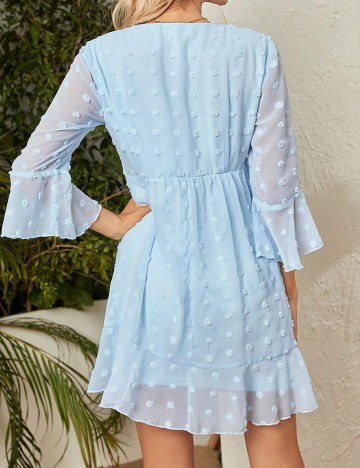Rochie scurta SHEIN, bleu, M