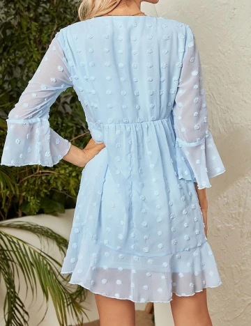 Rochie scurta SHEIN, bleu, M