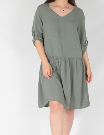 Rochie medie Top Secret, verde, 40