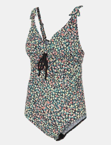 Costum de baie Mamalicious, floral, M