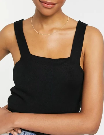 Top Y.A.S, negru, L