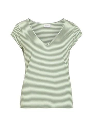 Tricou Vila, alb/verde, XS