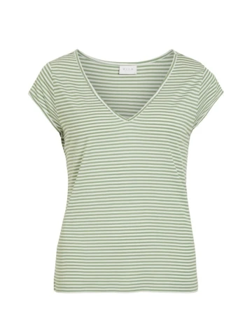 Tricou Vila, alb/verde, XS Verde