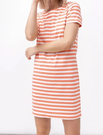 Rochie Scurta Vila, somon, S Roz