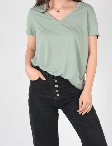 Tricou Vero Moda, verde, M Verde