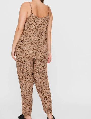 Pantaloni Junarose, maro, 50