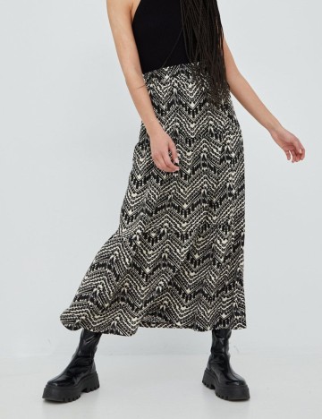 Fusta Jacqueline de Yong, negru, M