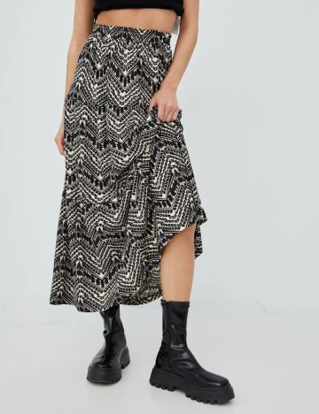 Fusta Jacqueline de Yong, negru, M Negru