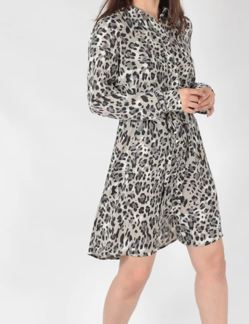 Rochie scurta Jacqueline de Yong, animal print, M Animal print