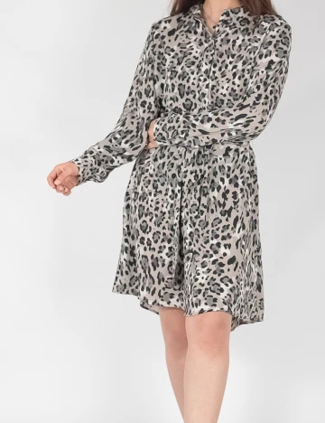 Rochie scurta Jacqueline de Yong, animal print, M Animal print