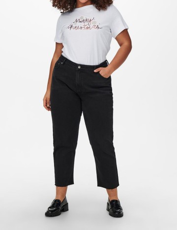 Tricou Only Carmakoma, alb, L-50/52