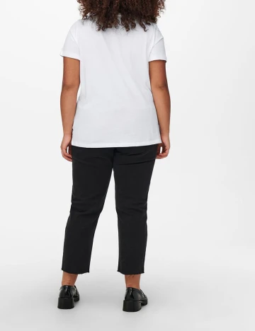 Tricou Only Carmakoma, alb, L-50/52