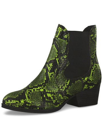 Botine Tamaris, imprimeu sarpe, 39