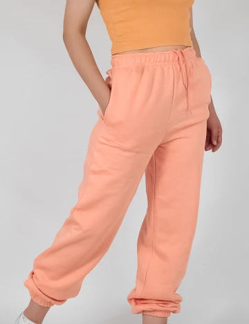 Pantaloni Well Worth UK, somon, XS
