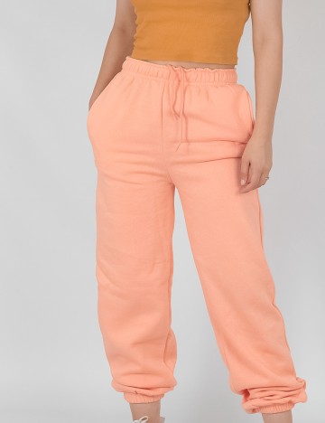 Pantaloni Well Worth UK, somon, XS