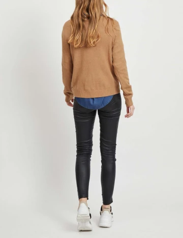 Bluza Vila, maro, XXL Maro