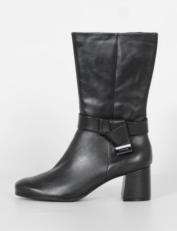 Botine Caprice, negru, 39