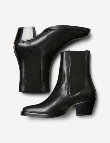 Botine Selected Femme, negru, 39