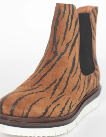 Botine Bianco, maro, 40 Maro