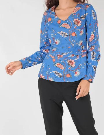Bluza Reserved, albastru, 36
