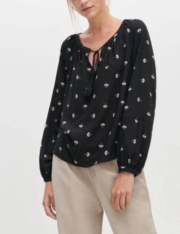 Bluza Reserved, negru, 34