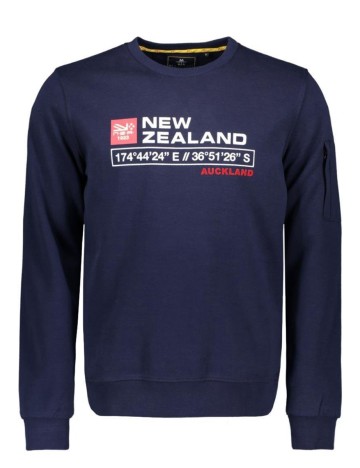 Bluza N.Z.A NEW ZEALAND AUCKLAND, bleumarin, 3XL