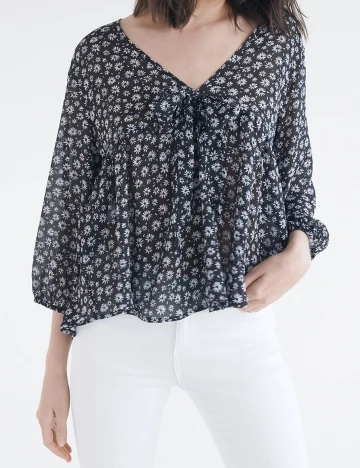 Bluza Sinsay, negru, XS