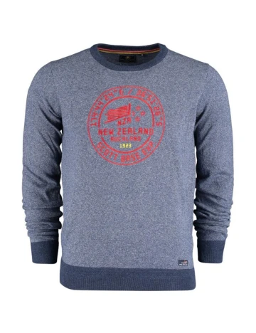 Bluza N.Z.A NEW ZEALAND AUCKLAND, bleumarin, L Albastru