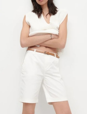 Pantaloni scurti Reserved, alb, 42