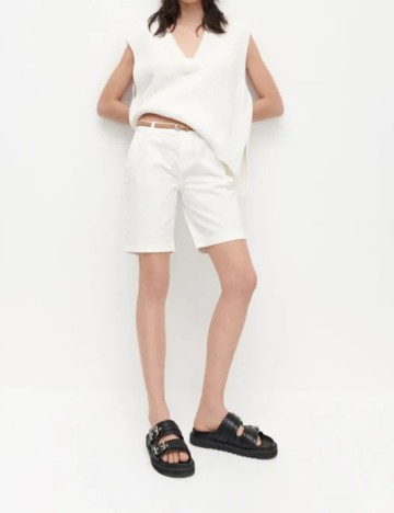 Pantaloni scurti Reserved, alb, 42