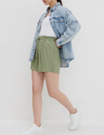 Pantaloni scurti House Brand, verde, XS