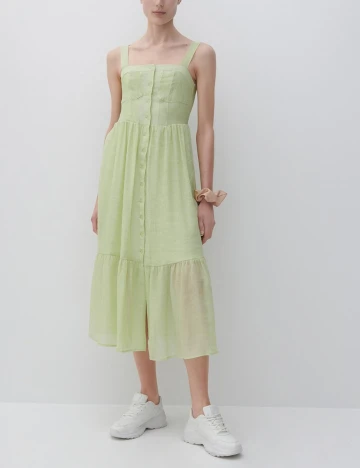 Rochie Medie Reserved, verde, 38 Verde