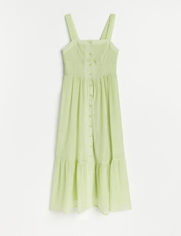 Rochie Medie Reserved, verde, 38 Verde