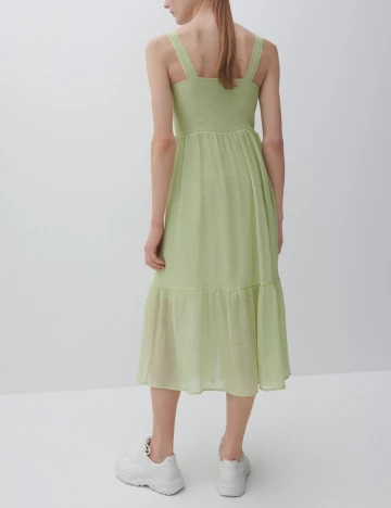 Rochie Medie Reserved, verde, 38 Verde