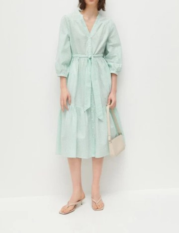 Rochie medie Reserved, verde, 34