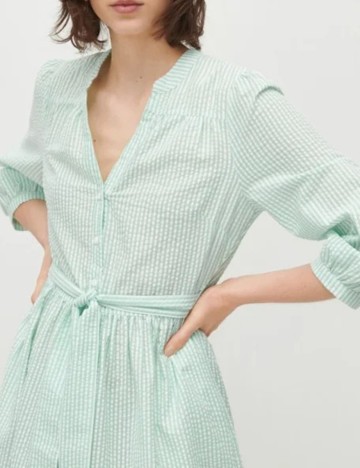 Rochie medie Reserved, verde, 34