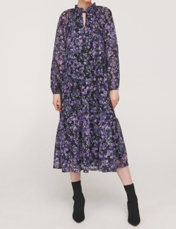 Rochie medie Reserved, mov, L