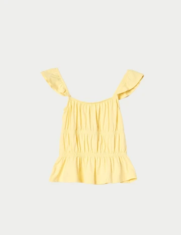 Top Sinsay, galben, XS