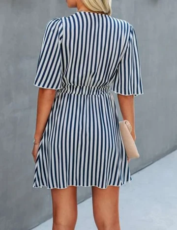 Rochie scurta SHEIN, bleumarin, L