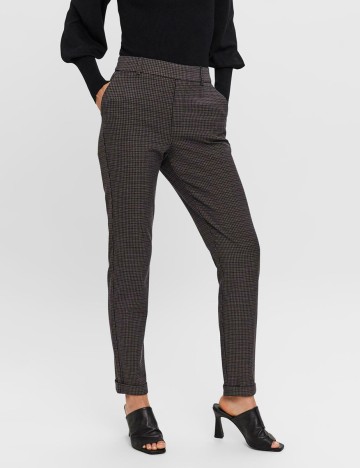 Pantaloni Vero Moda, maro inchis, XL/32